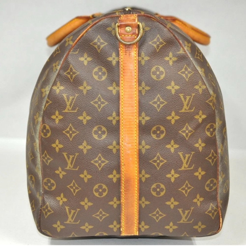 Authentic Louis Vuitton Monogram Keepall Bandouliere 60 Boston Bag - Picture 4 of 14